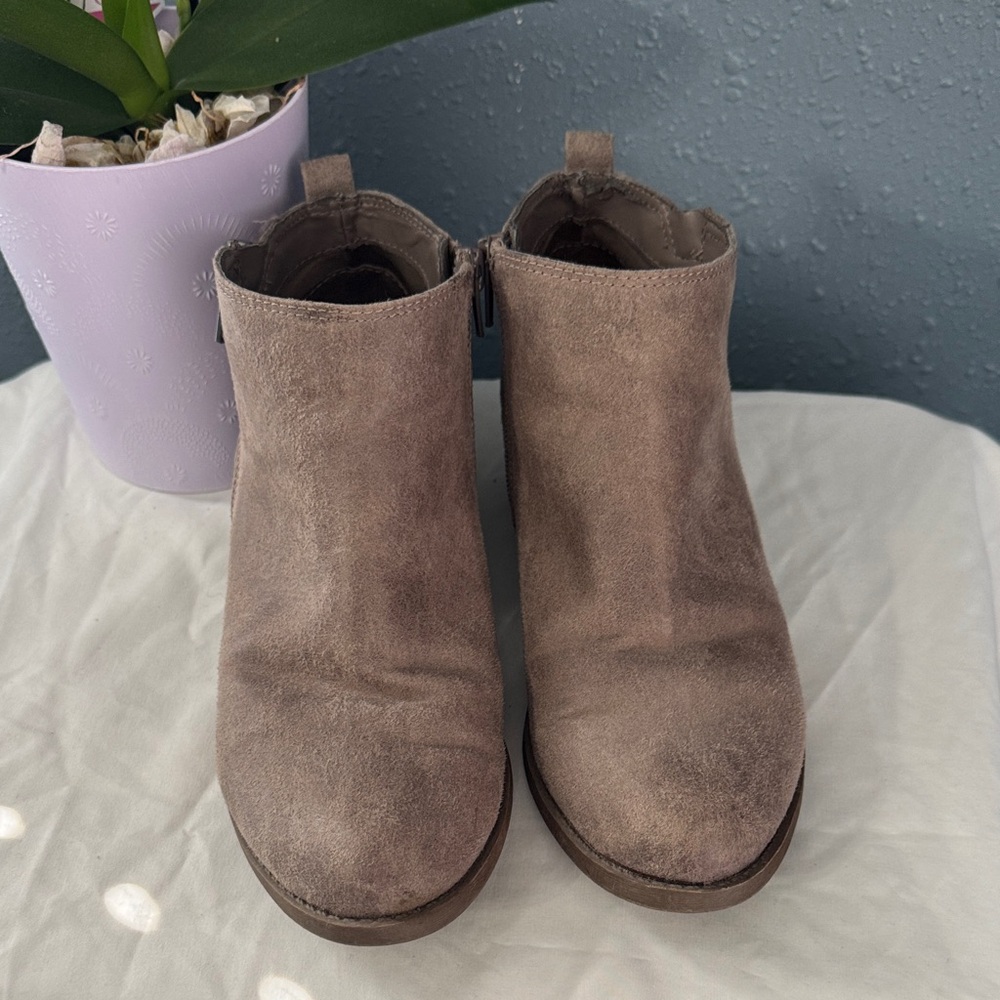 Carlos by Carlos Santana Taupe Ankle Booties